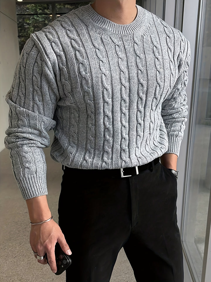 Casimir | Pull Torsadé à Col Rond