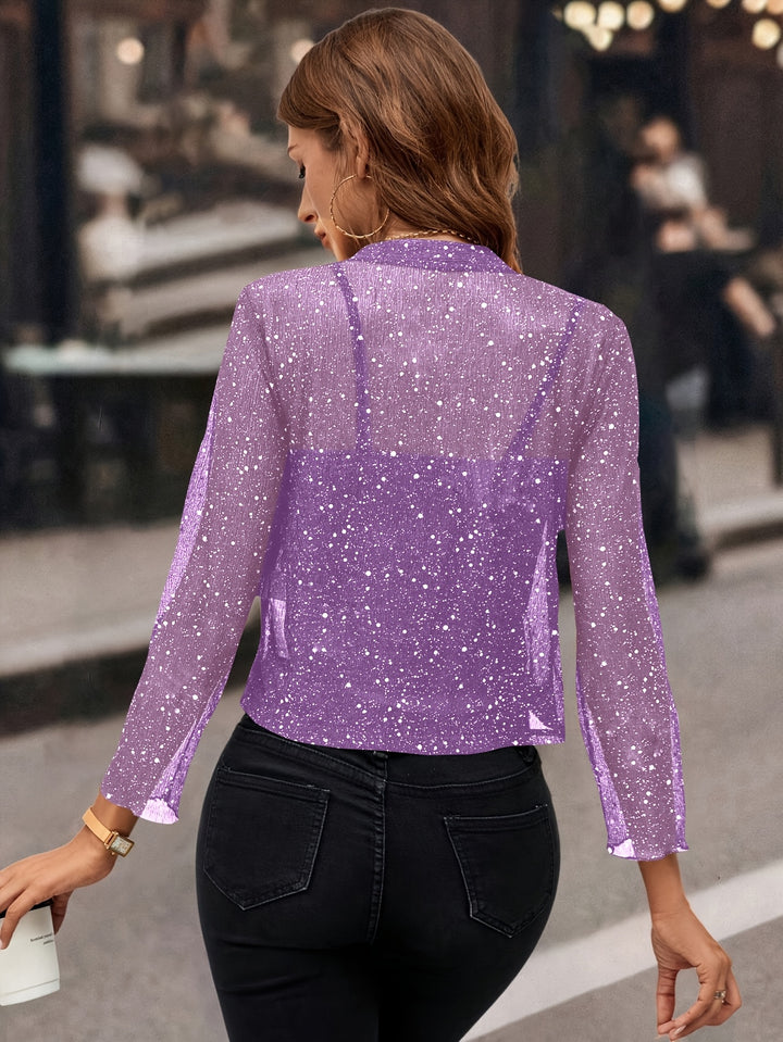 Brigitte | Veste Courte Scintillante