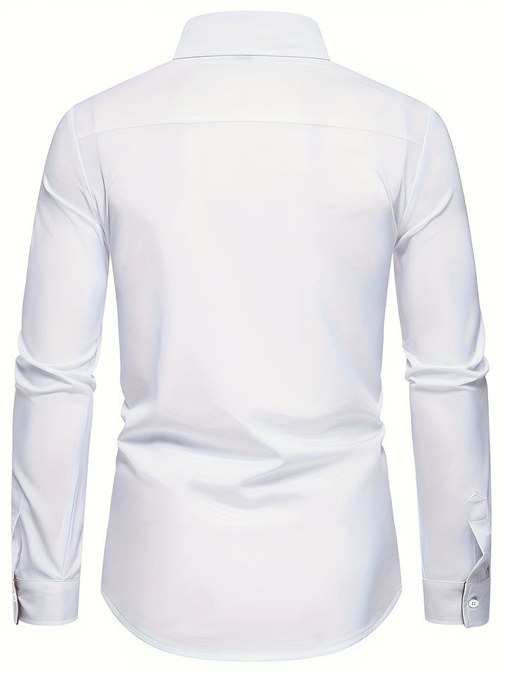 Xavier | Chemise Ajustée à Détails Contrastés