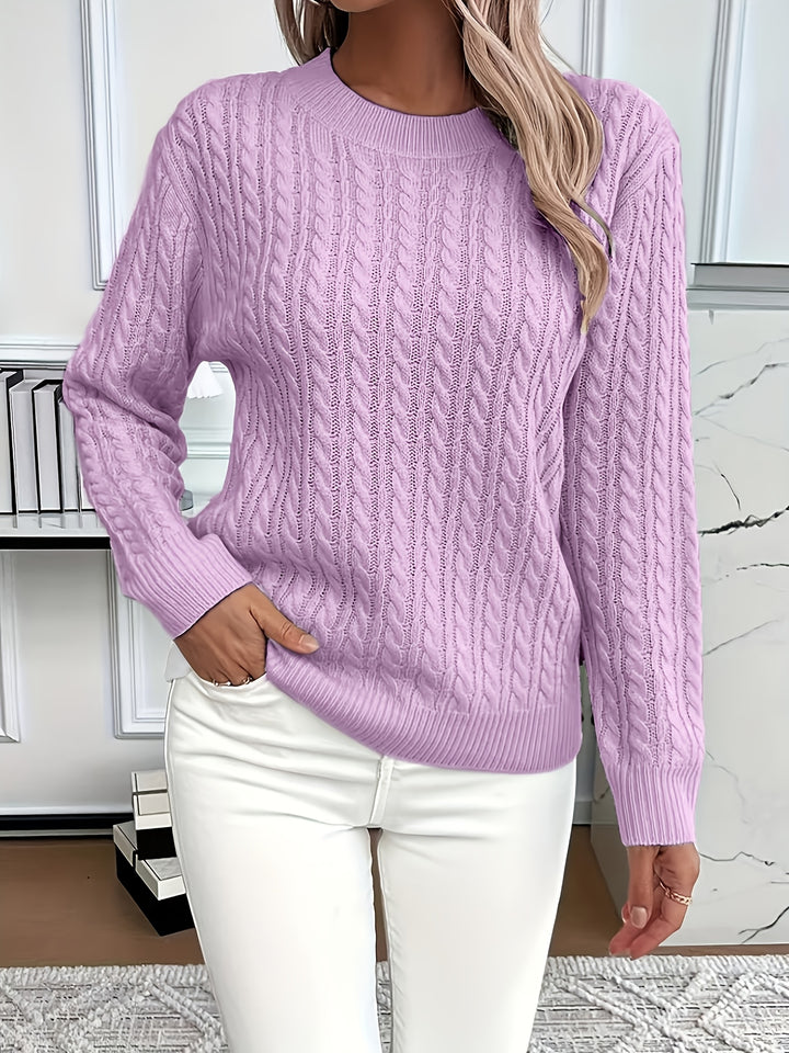 Emmanuelle | Pull Torsadé Coupe Ample