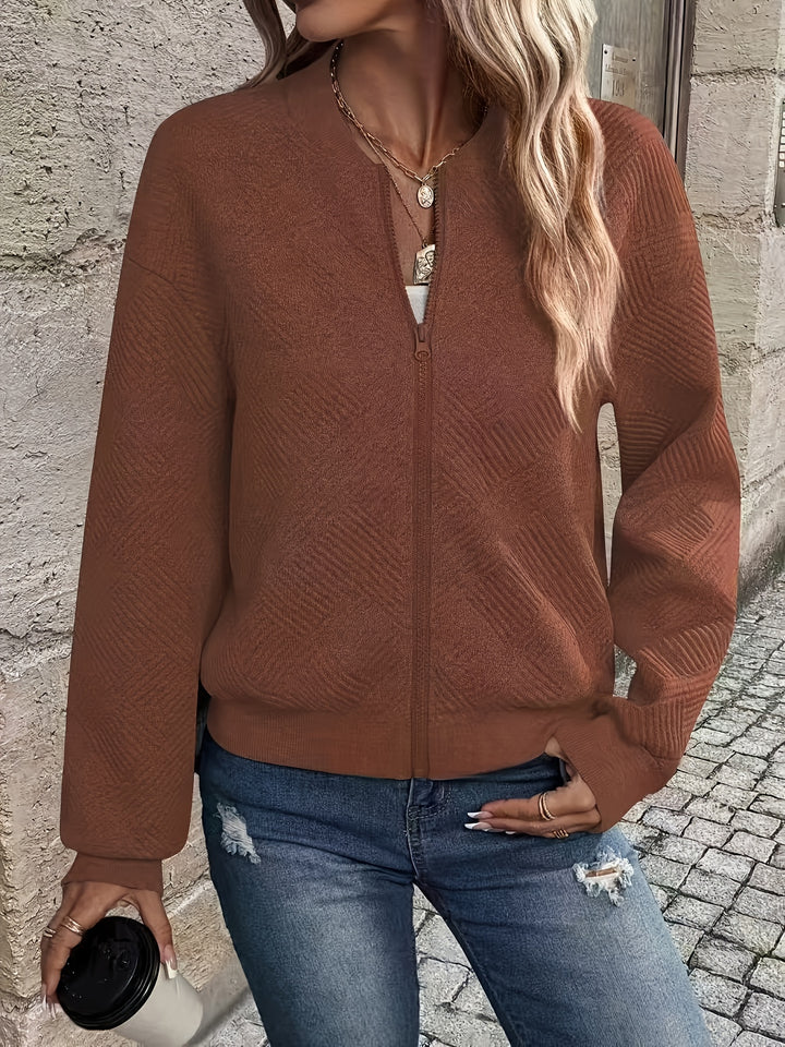 Charlotte | Veste Zippée Texturée