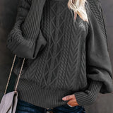 Fabienne | Pull Texturé à Col Montant