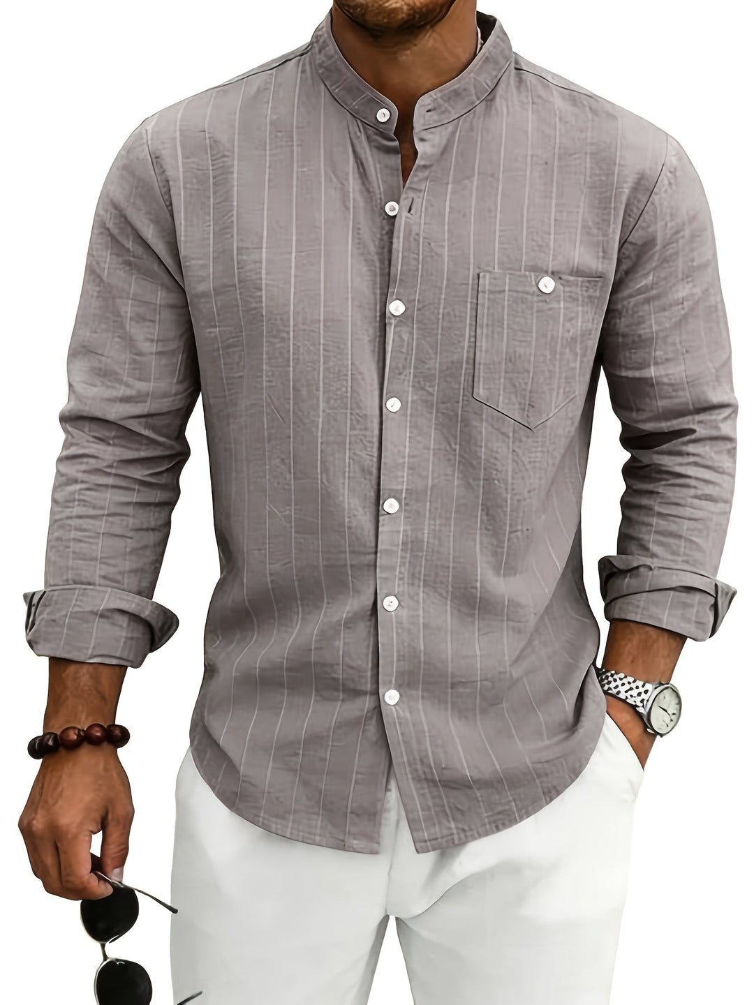 Armand | Chemise Rayée Élégante