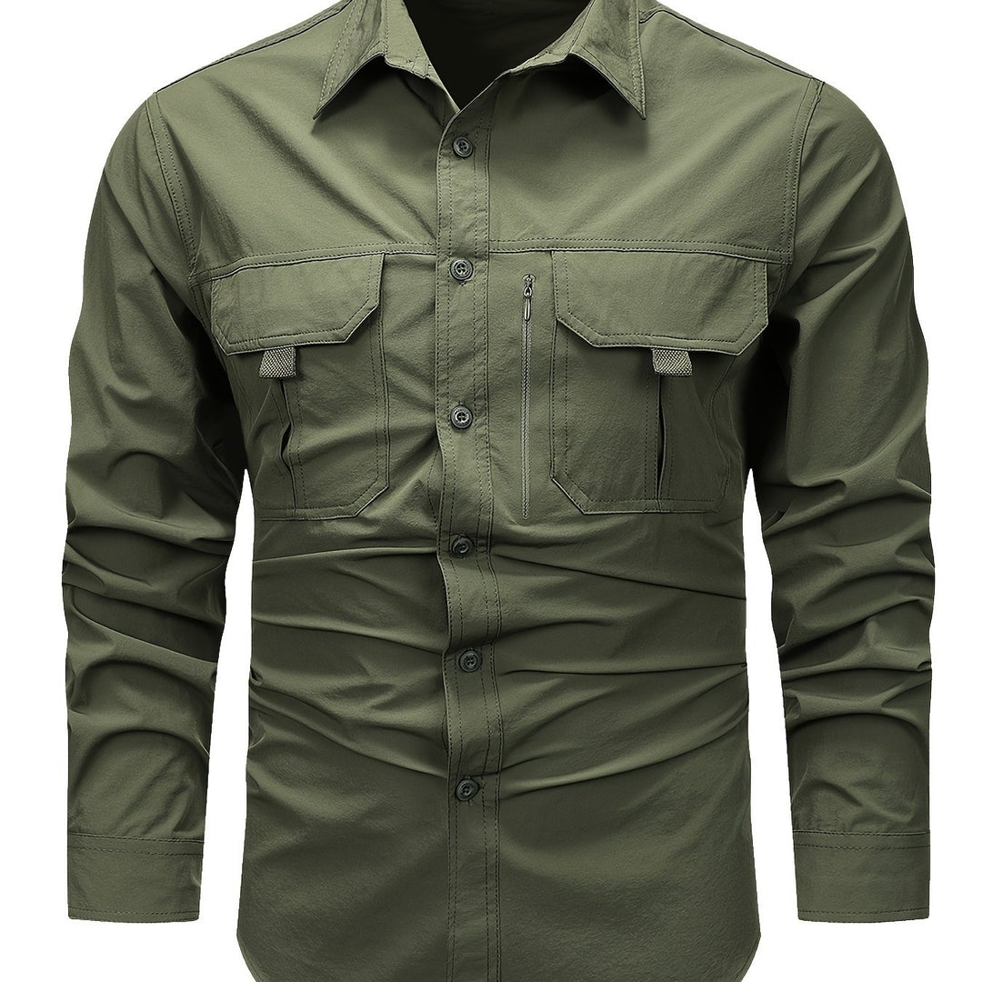 Matthieu | Chemise Cargo à Manches Longues