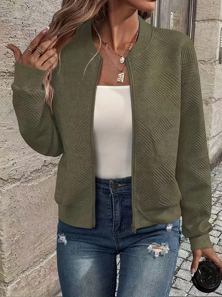 Charlotte | Veste Zippée Texturée