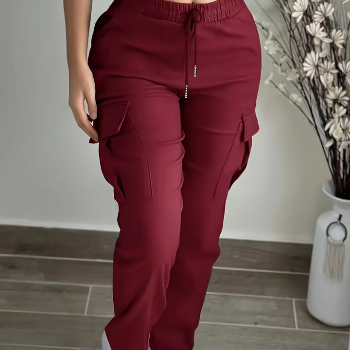 Christine | Pantalon Cargo Ceinturé