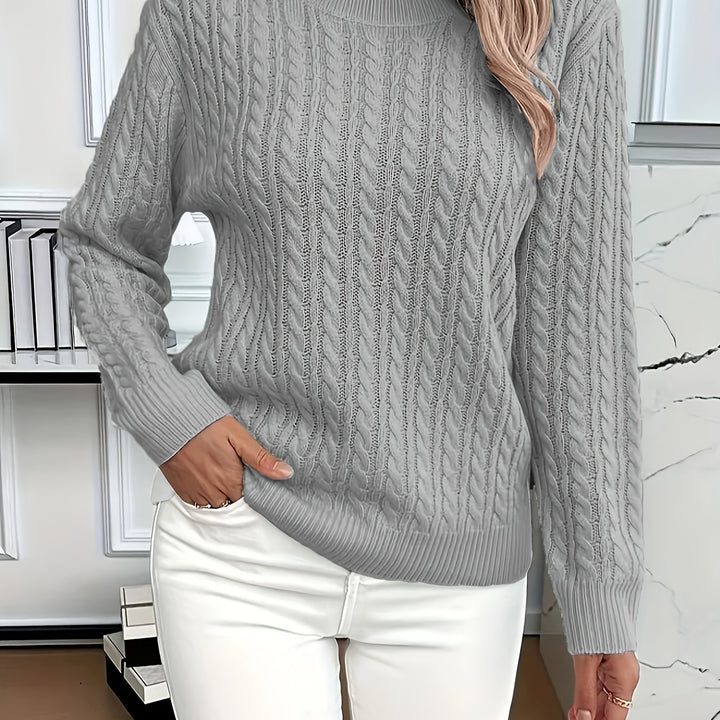 Emmanuelle | Pull Torsadé Coupe Ample