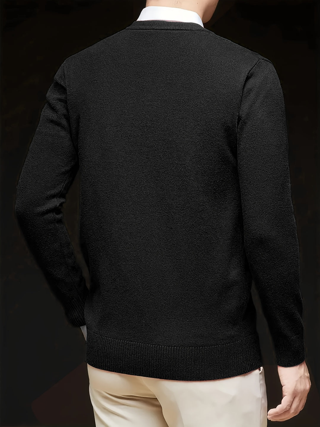 Renaud | Pull Col V Élégant