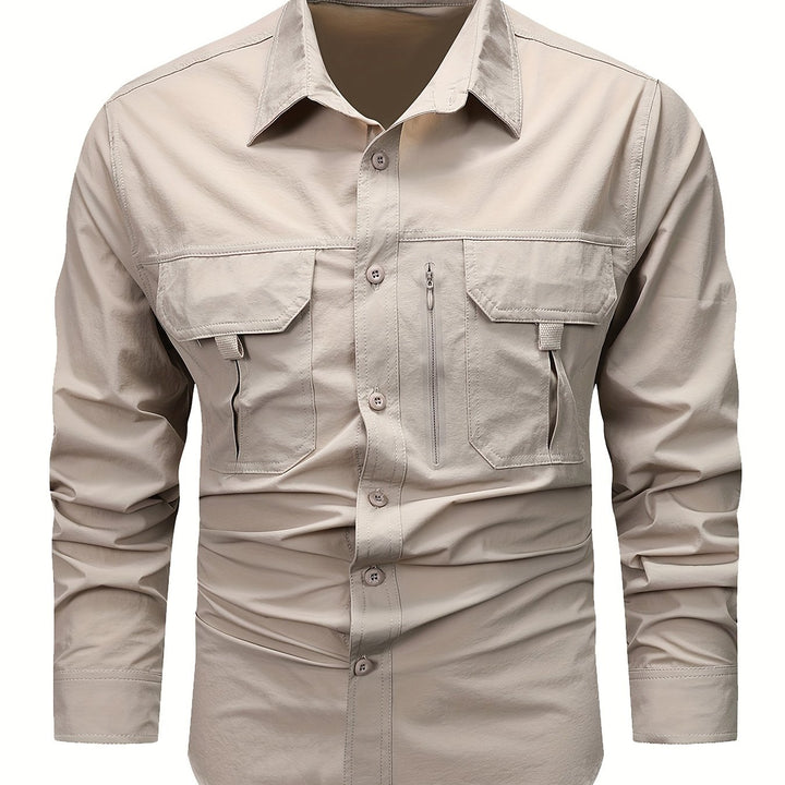 Matthieu | Chemise Cargo à Manches Longues