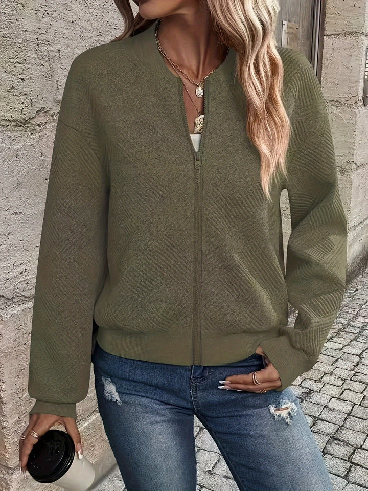 Charlotte | Veste Zippée Texturée