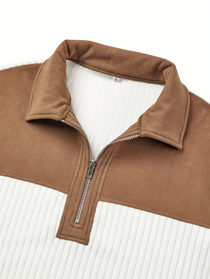 Bruno | Pull Col Zippé Élégant
