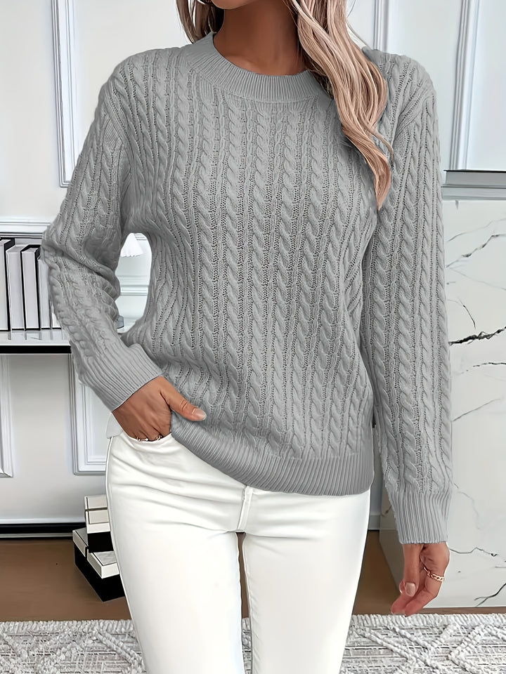 Emmanuelle | Pull Torsadé Coupe Ample