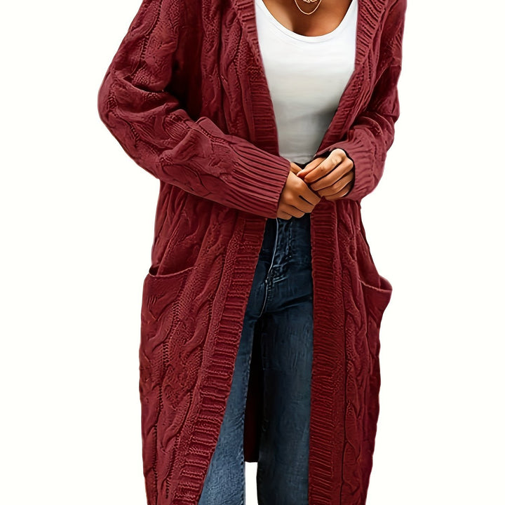 Valentine | Gilet Long Torsadé