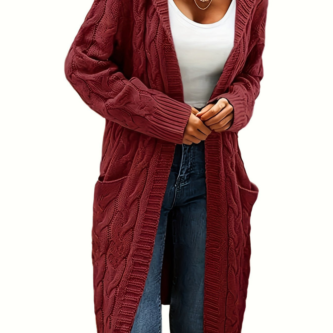 Valentine | Gilet Long Torsadé