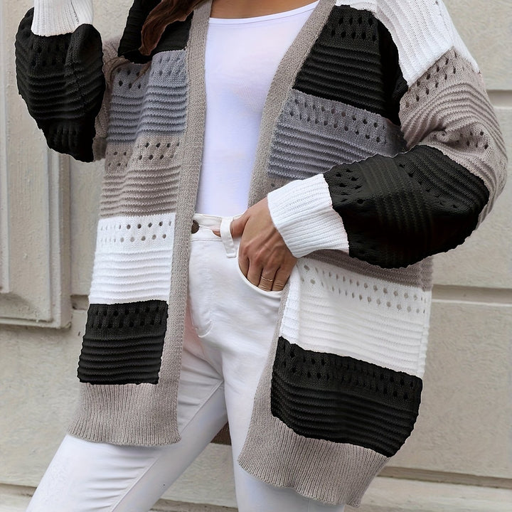 Christine | Gilet Ample Color-Block