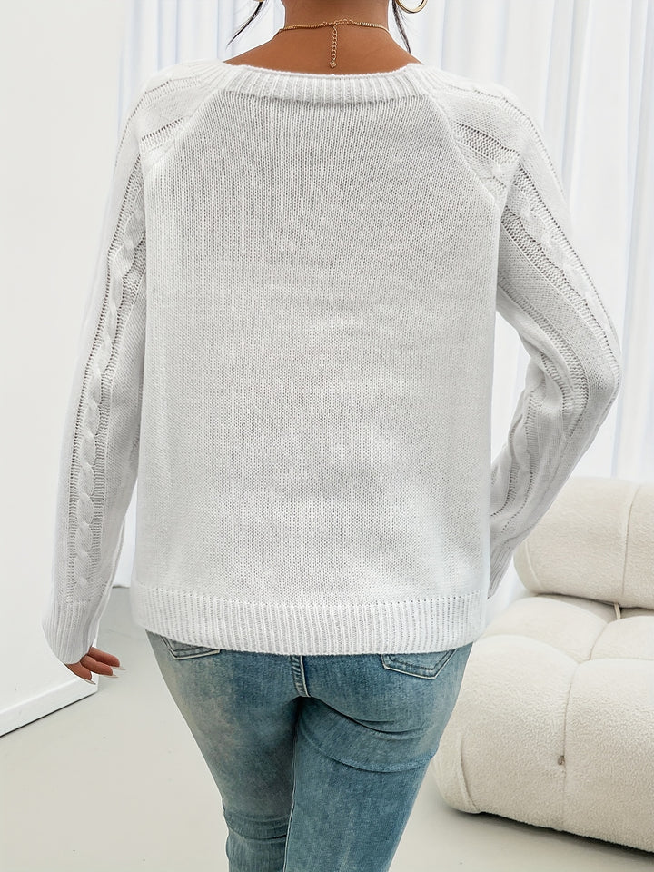Margaux | Pull Torsadé à Boutons