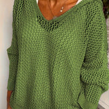 Aurore | Pull Ajouré Col V
