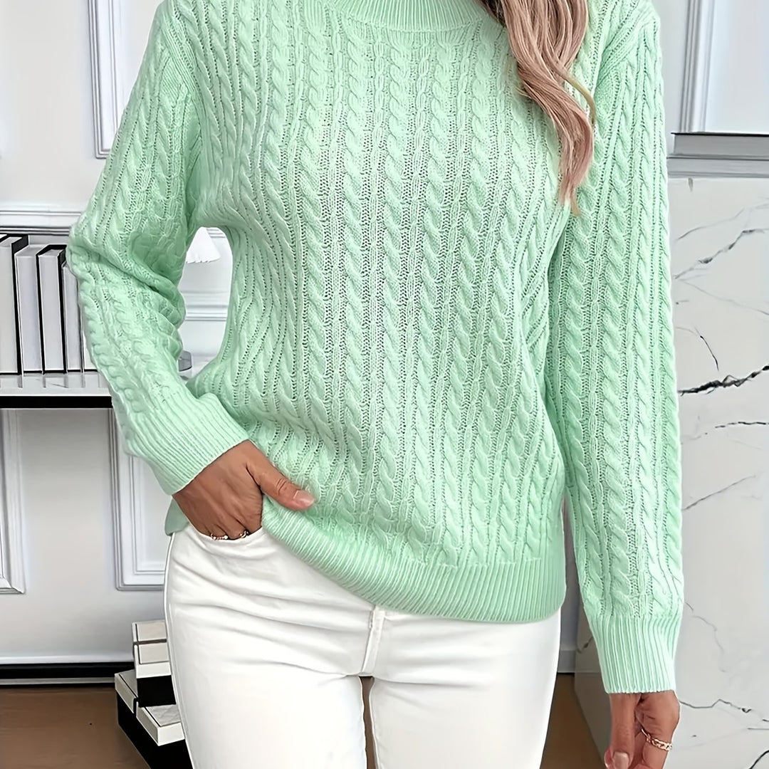Emmanuelle | Pull Torsadé Coupe Ample