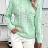 Emmanuelle | Pull Torsadé Coupe Ample