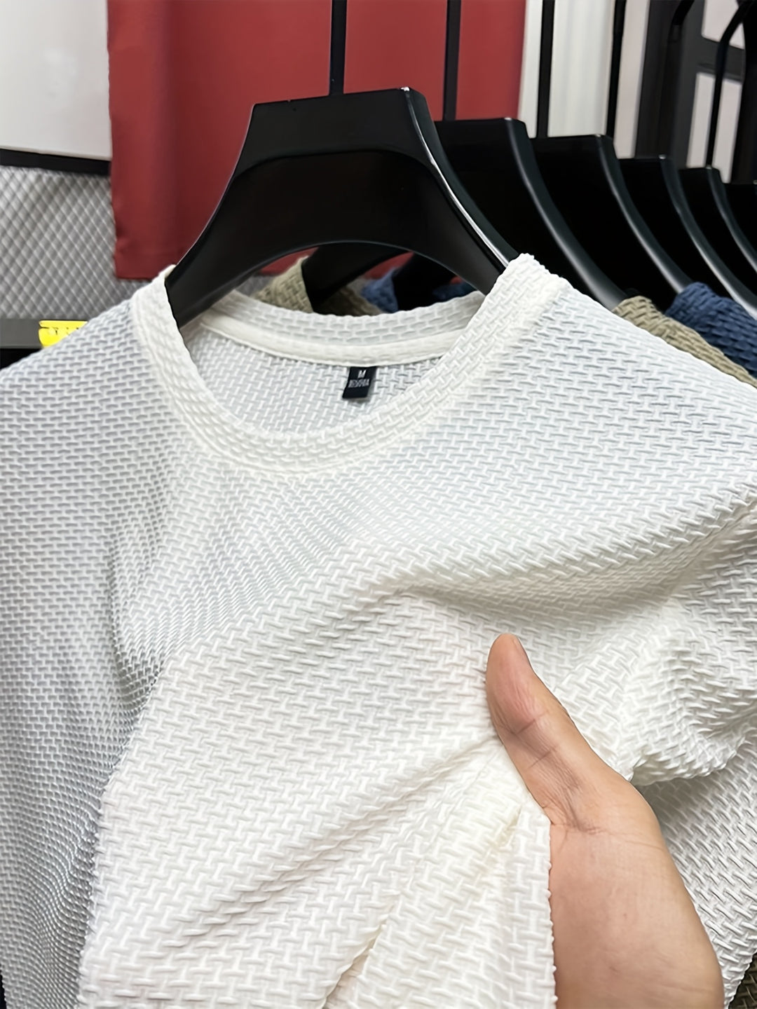 Léopold | T-Shirt Texturé à Col Rond