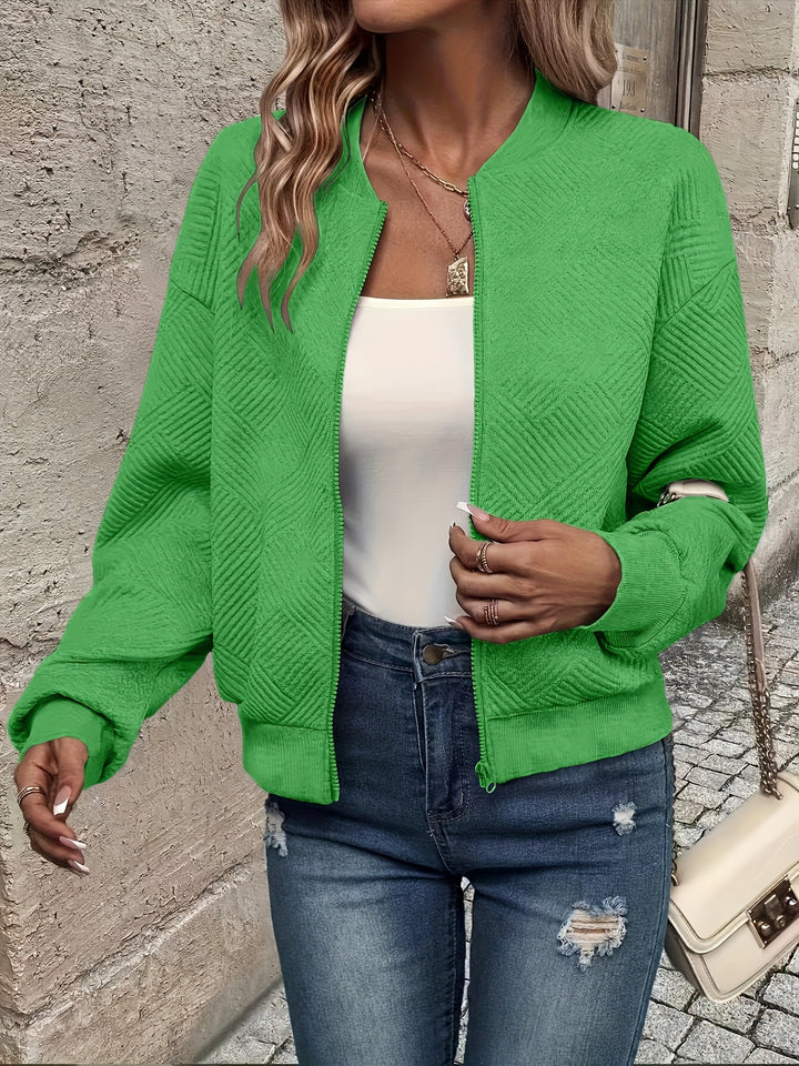 Charlotte | Veste Zippée Texturée
