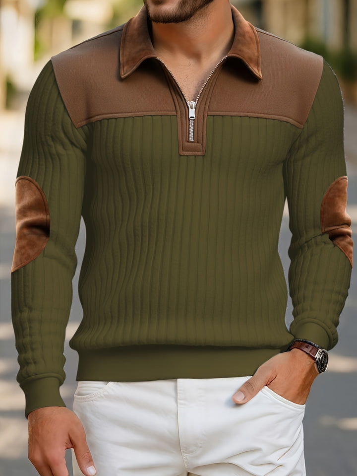 Bruno | Pull Col Zippé Élégant
