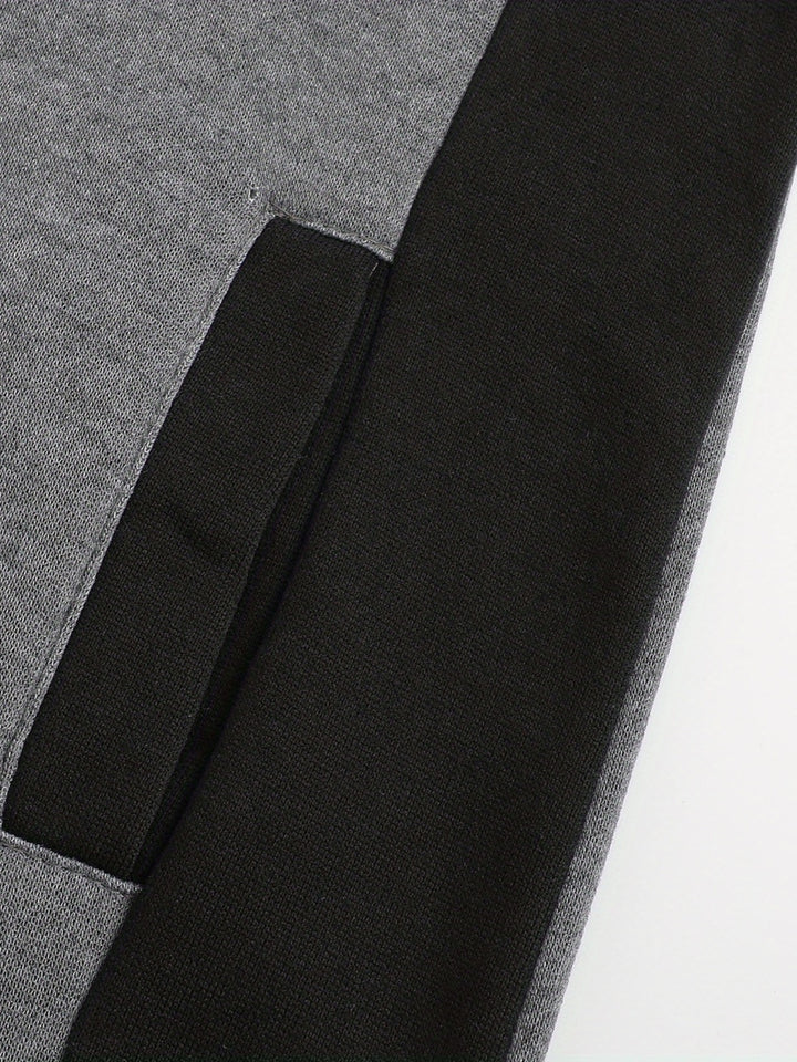 Édouard | Veste à Capuche Zippée Bicolore