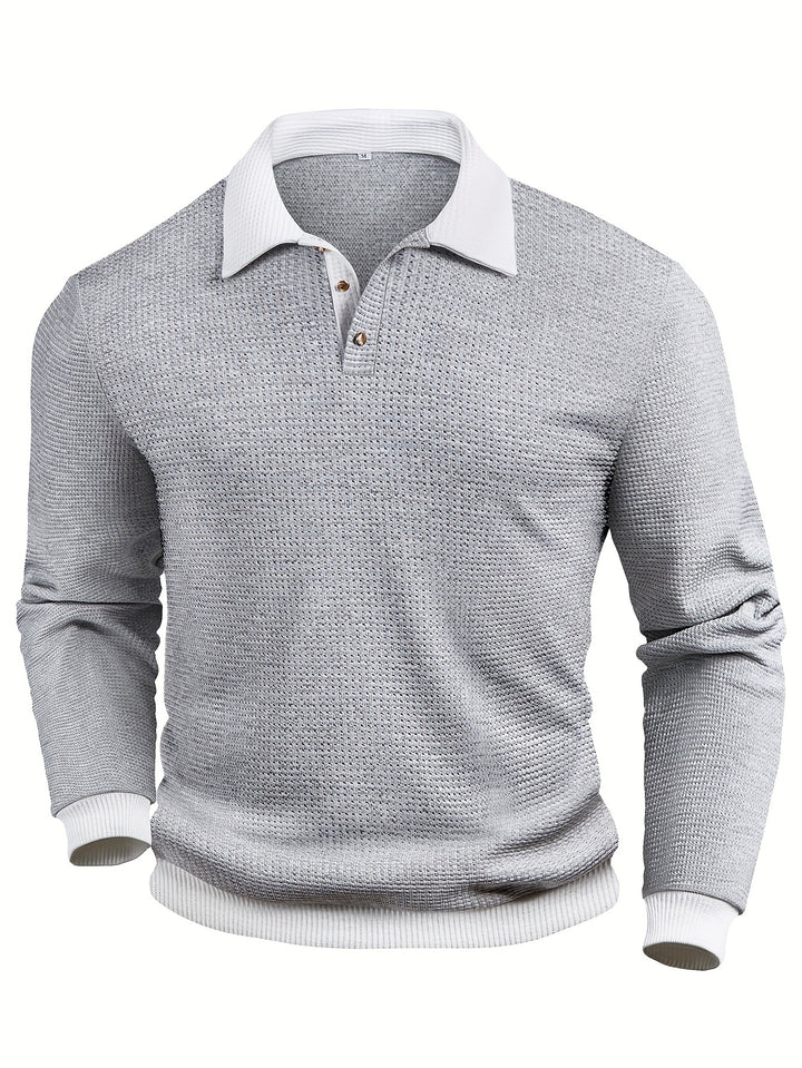 Tanguy | Polo Texturé à Col Boutonné