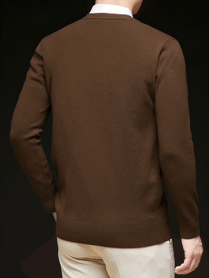 Renaud | Pull Col V Élégant