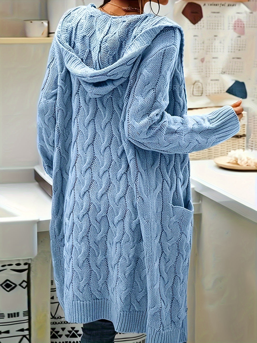 Valentine | Gilet Long Torsadé
