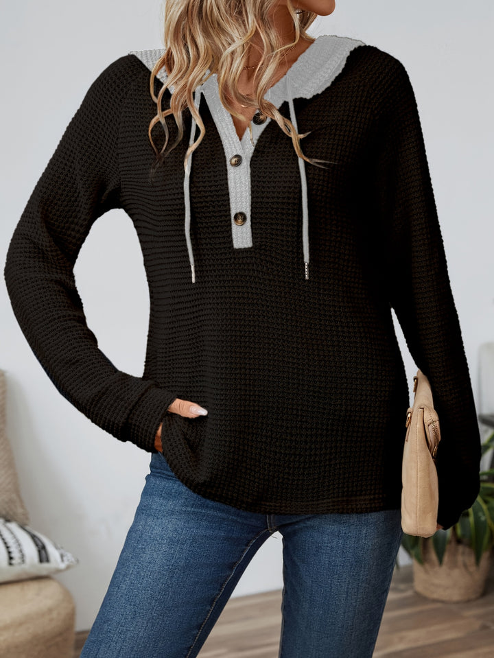 Sylvie | Sweat à Capuche Confort Bicolore