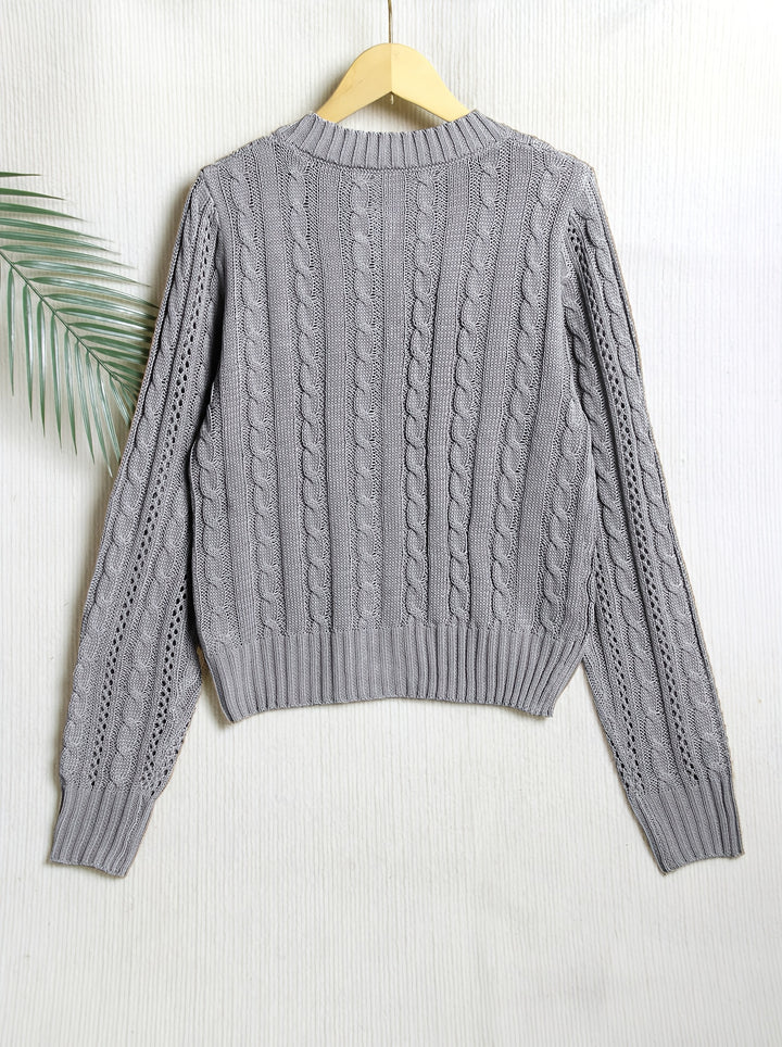 Sylvie | Cardigan Torsadé Boutonné
