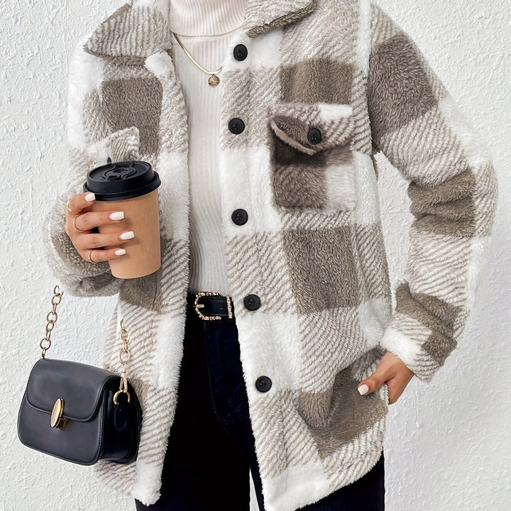 Margot | Veste Douillette à Carreaux