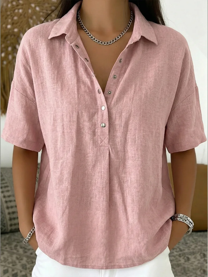 Sidonie | Chemise Col Boutonné Décontractée