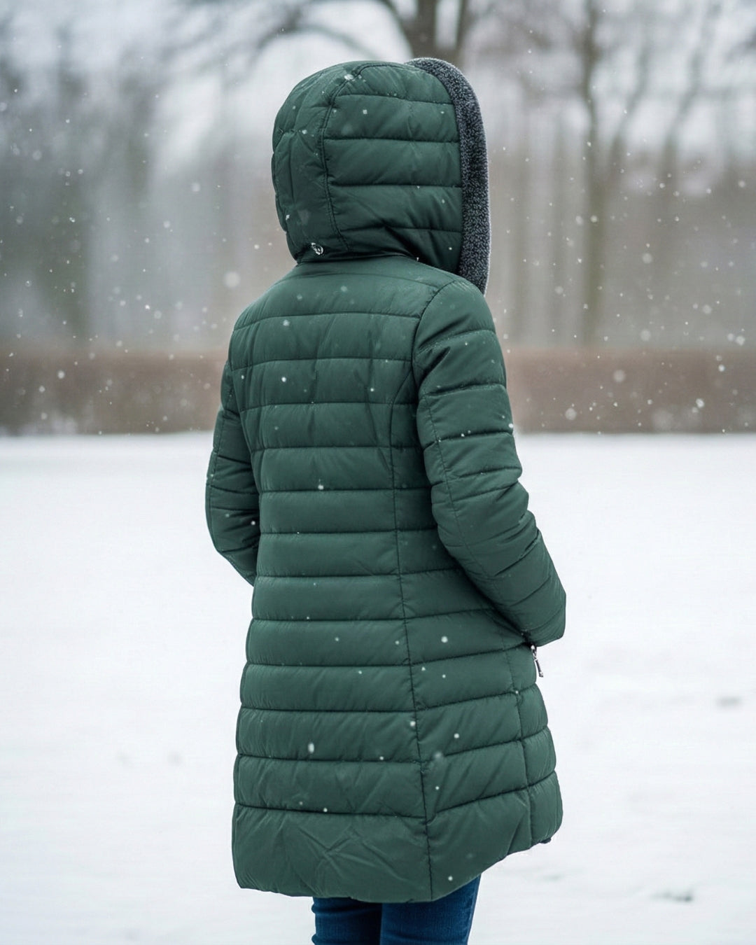 Odile | Doudoune Matelassée à Capuche Ultra-Légère