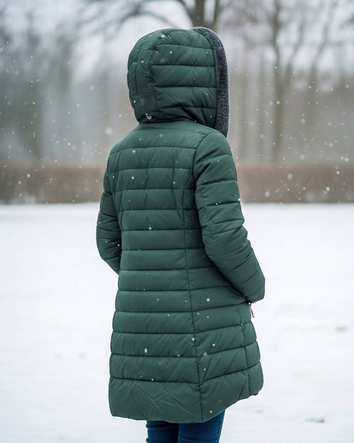 Odile | Doudoune Matelassée à Capuche Ultra-Légère