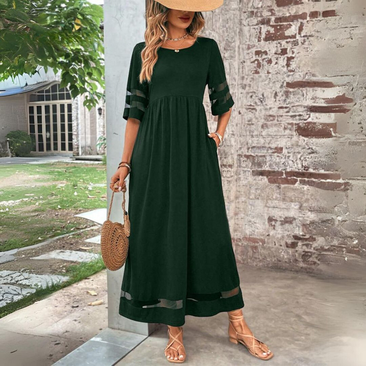 Joséphine | Robe Longue Fluide et Élégante