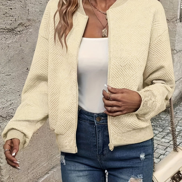 Charlotte | Veste Zippée Texturée
