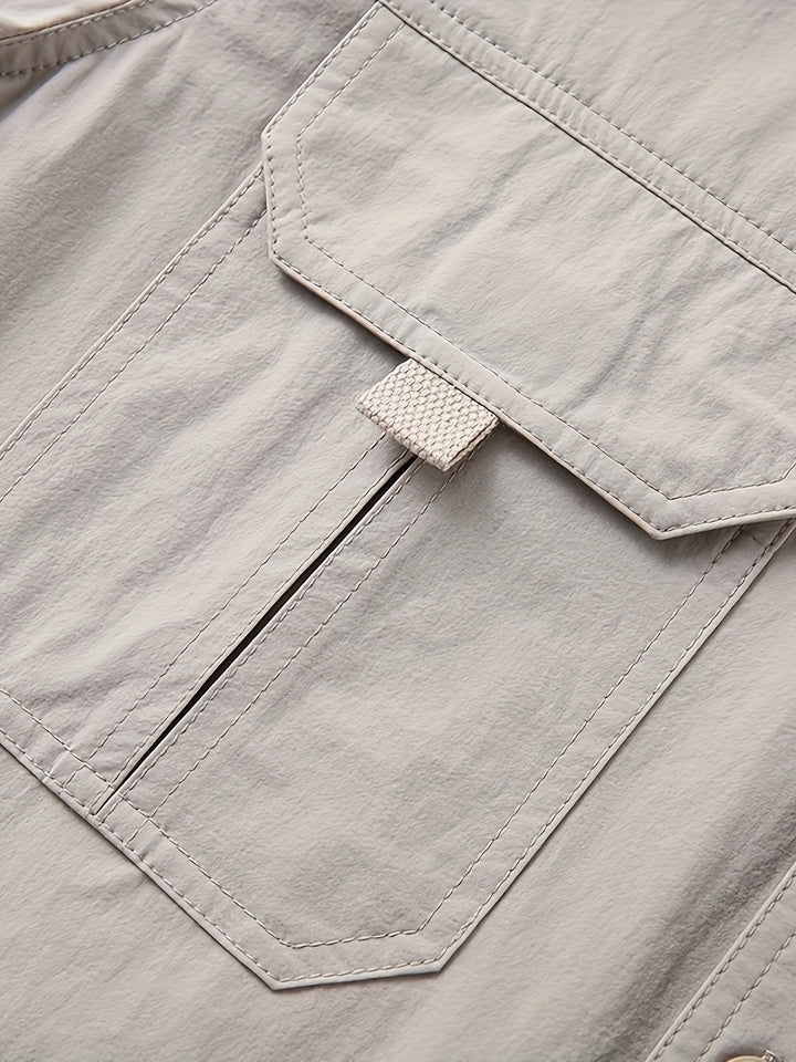 Matthieu | Chemise Cargo à Manches Longues