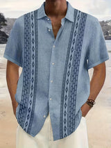 Gaspard | Chemise à Motif Géométrique Élégante