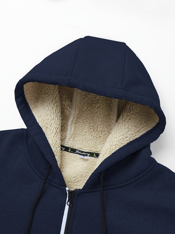 Aymeric | Veste à Capuche Zippée Chaleur Cocon