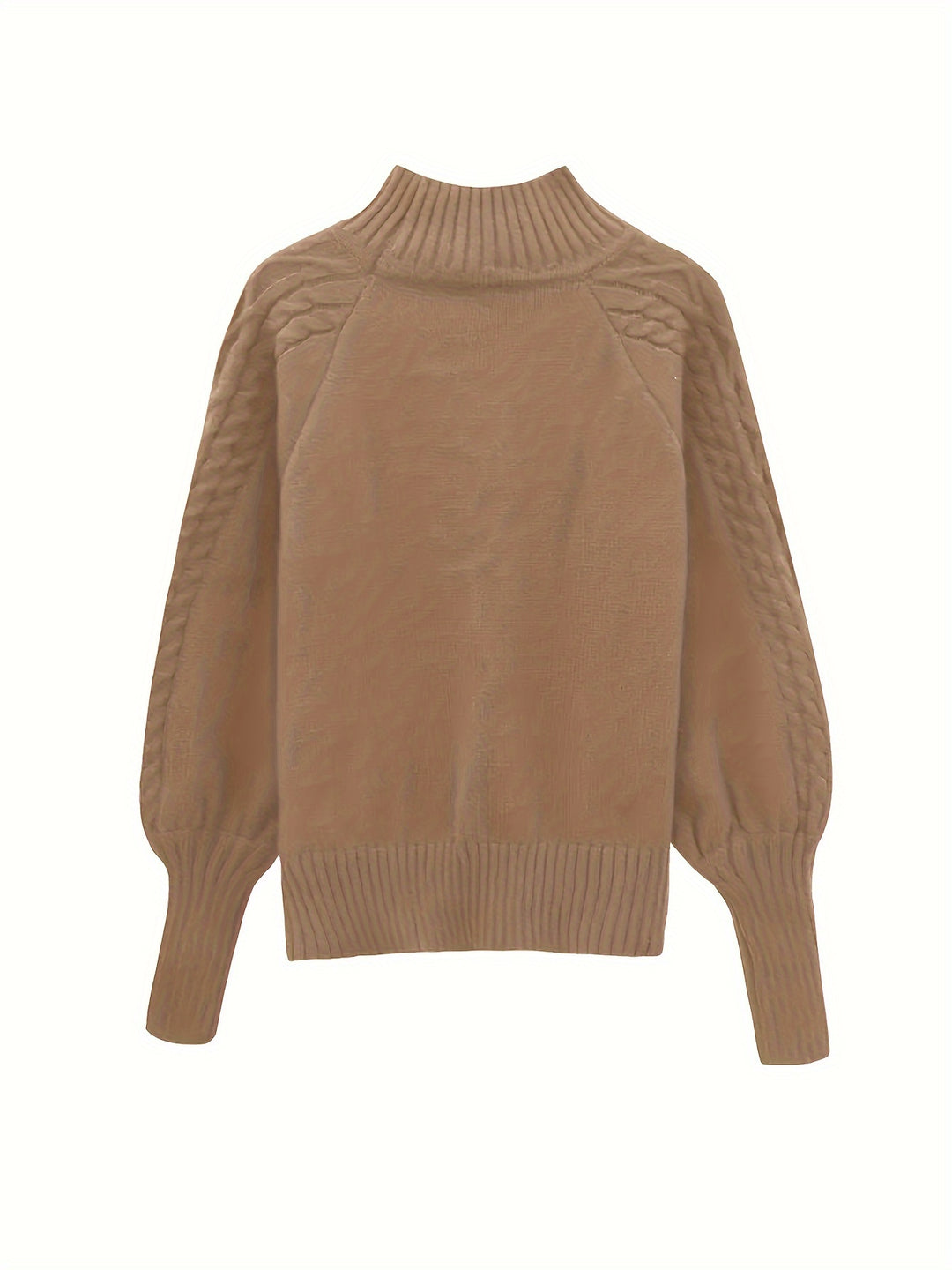 Fabienne | Pull Texturé à Col Montant