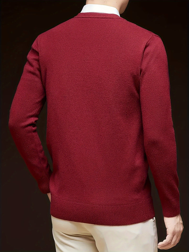 Renaud | Pull Col V Élégant