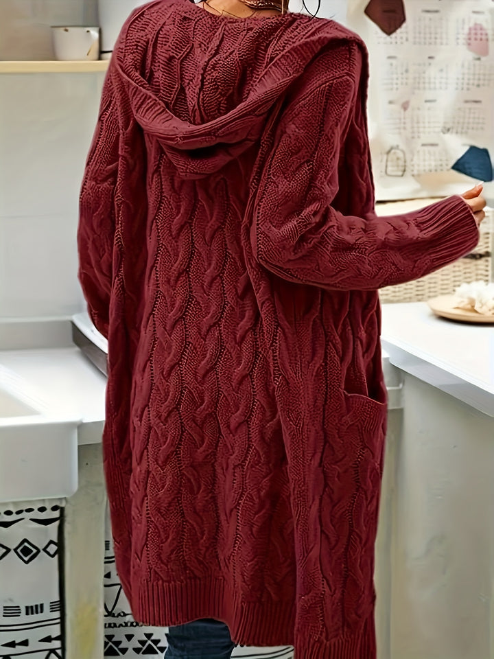 Valentine | Gilet Long Torsadé