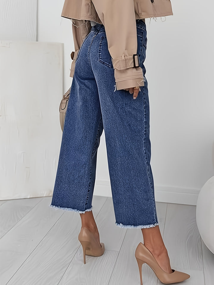 Odette | Jean Droit Raccourci Taille Haute