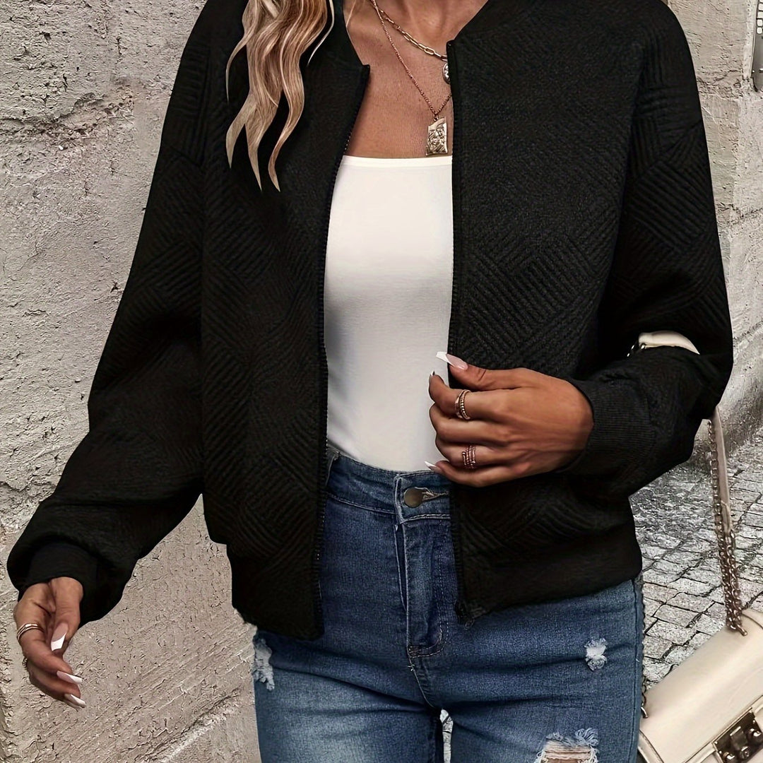 Charlotte | Veste Zippée Texturée