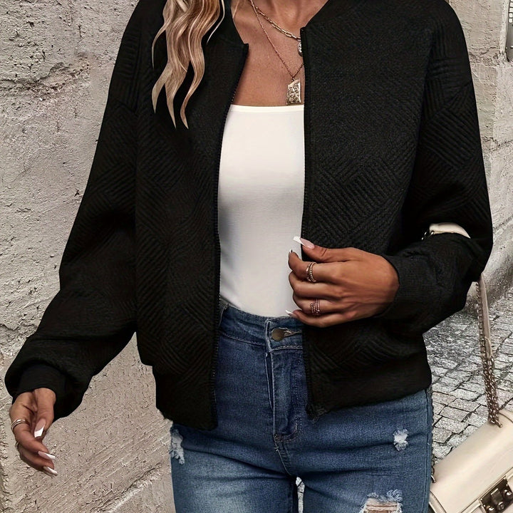 Charlotte | Veste Zippée Texturée