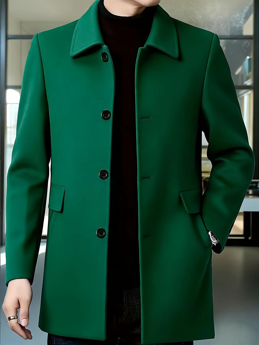 Gérard | Manteau Élégant Boutonné