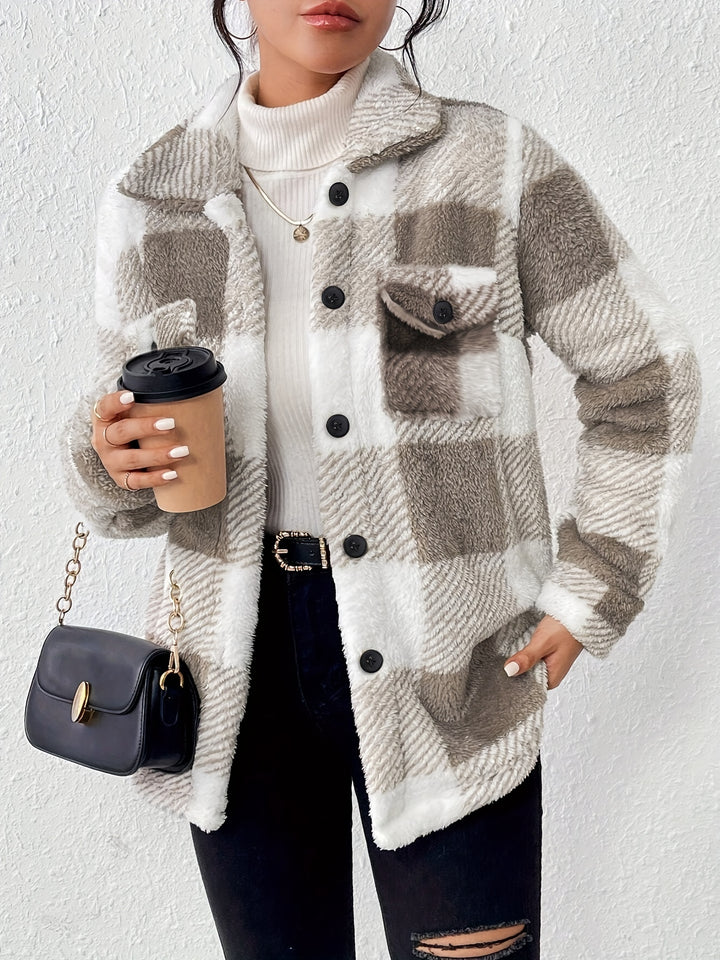 Margot | Veste Douillette à Carreaux