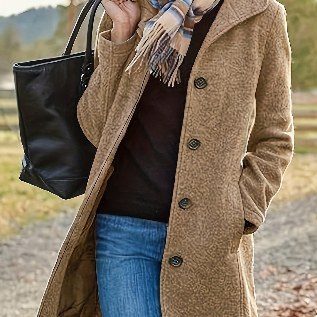 Émilie | Manteau Structuré Mi-Long